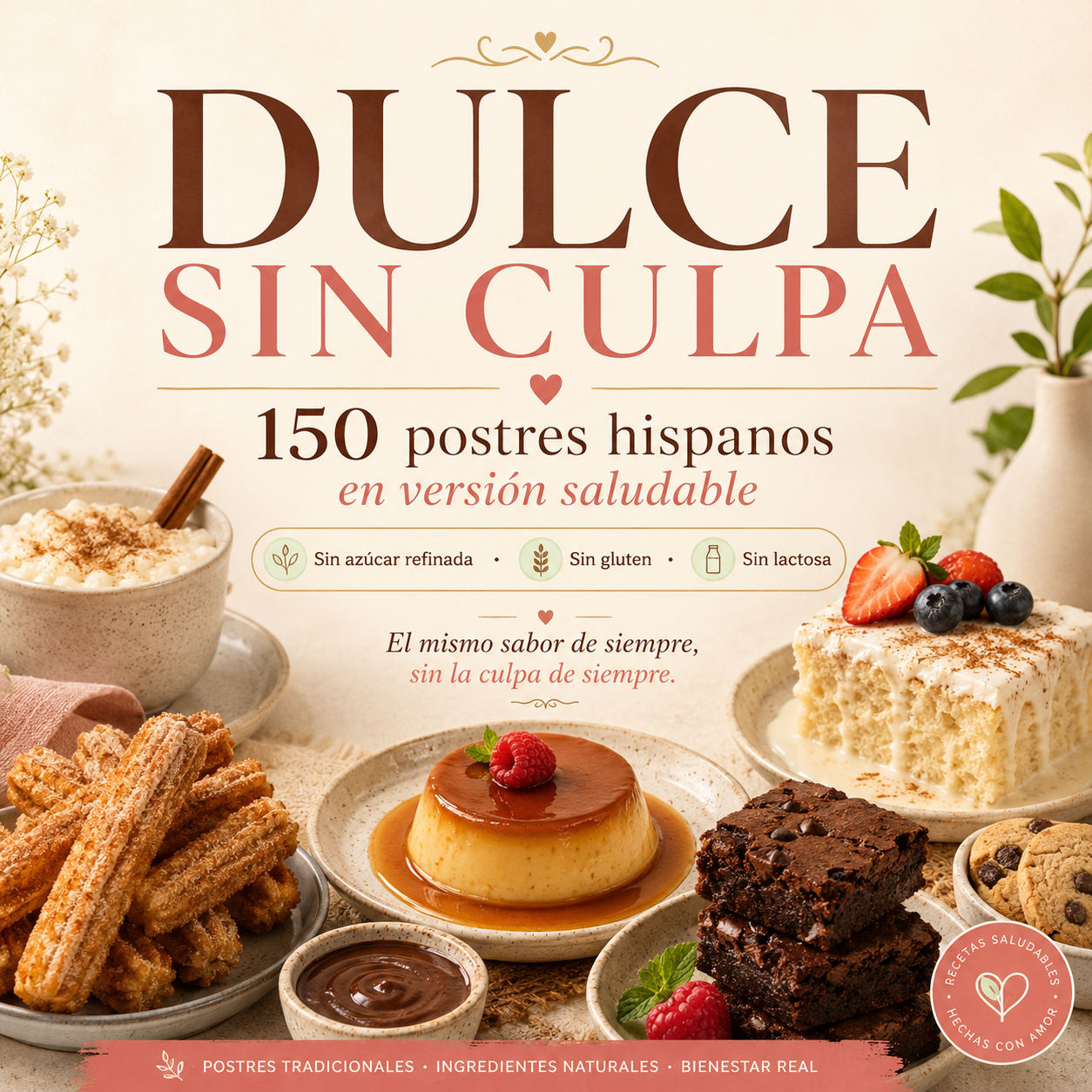 Dulce Sin Culpa 🍩 +150 Postres hispanos saludables
