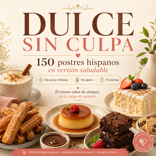 Dulce Sin Culpa 🍩 +150 Postres hispanos saludables